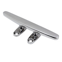 Étrier de pont marin robuste en acier inoxydable 316 poli miroir, silhouette basse et plate, pour yacht, matériel nautique
