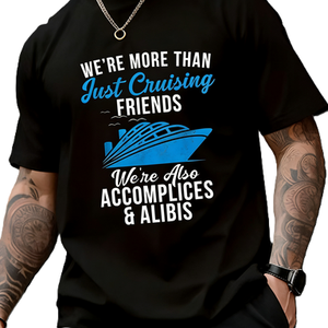 Camiseta divertida para amigos de crucero, compañeros de viaje, alibis, camiseta a juego para mejores amigos en viaje de crucero - Product Image 1