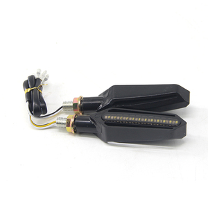 Autodragons - Intermitentes LED para Motocicleta de 12 V y 24 LED, Luces Intermitentes Dinámicas Blancas DRL, Intermitentes Amarillas, Luces de Freno Rojas Intermitentes - Product Image 2