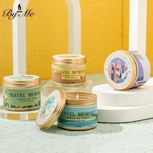 Juego de Regalo de Velas Aromáticas de Cera de Soja, Paquete de 4 Velas de Aromaterapia de 155 g en Latas de Aluminio, Recuerdo de Boda y Regalo de Cumpleaños - Product Image 2