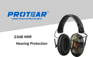 सुपर सॉफ्ट पेशेवर सामरिक इलेक्ट्रॉनिक इयरमफ, आउटडोर शूटिंग के लिए पेशेवर शिकार कान डिफेंडर - Product Image 3