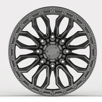 Jantes de voiture de tourisme en alliage d'aluminium à rayons multiples haute performance de 20*10 pouces pour Ford F150 F250 pour Patrol Y60 Y61