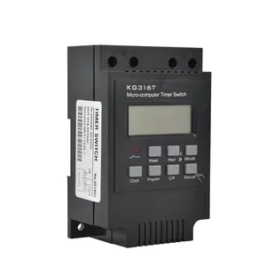 316T Weekly Programmable 12v Digital time switches 220v timer switch