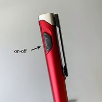 Stylo LED multifonction 2-en-1 Lily, stylo bille lumineux avec logo, en plastique, en forme d'animal, écriture 1,0 mm, encre multicolore, nouveauté