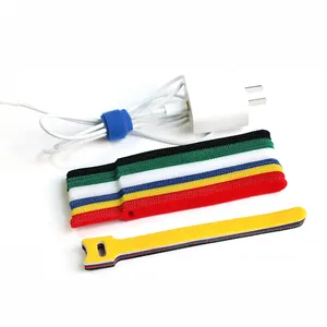 Back To Back Wire Cable Self-adhesive Hook And Loop Straps Pragmatic Cable Ties Reusable Nylon Fastener Cable Tie