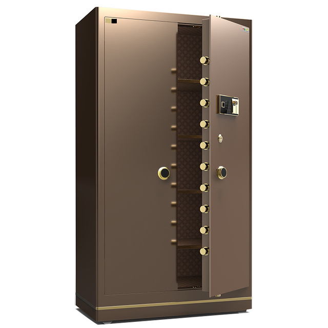 Double Door Electronic Secure Deposit Steel Safe Box for Money Storage Safe Box Home Office Safe Locker