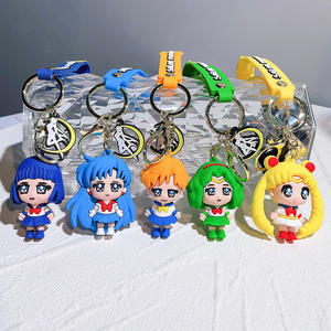 Porte-clés <span class=keywords><strong>Sailor</strong></span> <span class=keywords><strong>Moon</strong></span>, figurine d'anime, porte-clés de voiture, clip pour sac, cadeau - Product Image 3