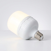 Ampoule LED E27 à culot à vis en plastique, lumière jaune 3000K, lampe résidentielle à économie d'énergie, triple protection, haute qualité, IRC 80-90