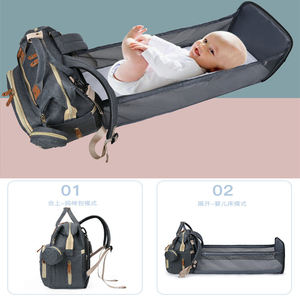 Sac à Dos à Langer de Luxe Oxford avec Tapis à Langer Chargeur USB Fourre-Tout Sac de Maternité pour Maman Nouveau-Né Enfants Sacs à Langer Bébé - Product Image 2