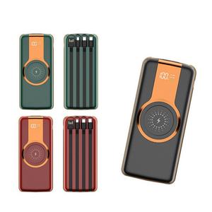 Batería Externa Inalámbrica Portátil Universal de 20000 mAh/10000 mAh con Carga Rápida de 22.5 W y Cable Integrado, con Logotipo Personalizado - Product Image 2