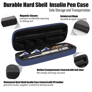 OEM Injection <b>Pen</b> Storage Case for Reusable Injection <b>Pens</b> Needles and <b>Refills</b> | Portable Medical Storage Organizer - Product Image 3