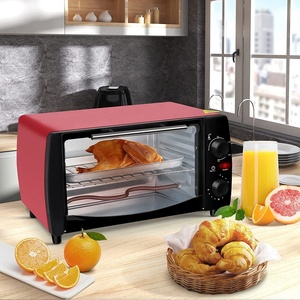 Minihorno eléctrico <span class=keywords><strong>de</strong></span> 12 <span class=keywords><strong>litros</strong></span>, <span class=keywords><strong>horno</strong></span> eléctrico <span class=keywords><strong>de</strong></span> color rojo con bandeja para hornear y temporizador <span class=keywords><strong>de</strong></span> <span class=keywords><strong>30</strong></span> minutos - Product Image 5