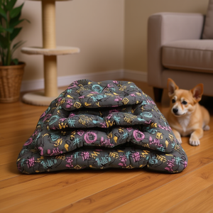 Set di Quattro Pezzi Imbottiti in Cotone CYM1285 per Animali Domestici, per Letti Confortevoli - Product Image 3