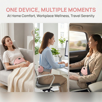 Appareil de massage portable, coussin chauffant intelligent sans fil pour les ventres des femmes, coussin chauffant utilisé pour soulager les douleurs menstruelles