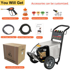 Bomba de Agua Portátil de Alta Presión para el Hogar, 110 bar, 2.5kw, Lavadora de Autos - Product Image 5