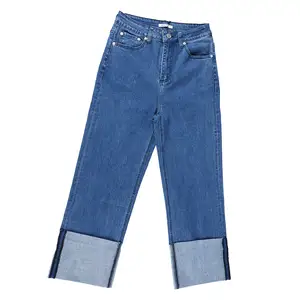 Neue Trends individuelle lockere Damenjeans Damenjeans Hosen lockere Jeans für Damen