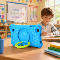 Çocuklar için Ucuz Tabletler 8 inç Tablet PC EVA Kılıflı Çocuk Eğitici Uygulamalı Android 15 Çocuk Tablet PC