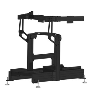 Ensemble complet d'usine de simulateurs de course en salle avec triple moniteur, cockpit en aluminium personnalisable, rig de simulation de course (base 40160) - Product Image 5