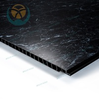 Lámina de mármol de pvc de 1m de ancho, revestimiento de panel de pared para decoración de interiores