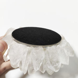 Decorazioni per la casa di cristallo all'ingrosso della decorazione di cerimonia nuziale del supporto di candela di forma del fiore di loto del mazzo di cristallo all'ingrosso - Product Image 4