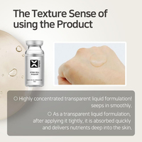 Ampoule OEM/ODM 10 ml aux cellules souches hydratante et nourrissante avec lécithine et extrait de culture de callus de thé vert pour sérum visage