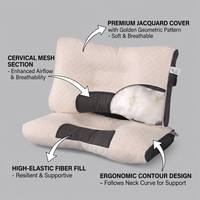 Oreiller de luxe pour hôtel cinq étoiles, oreiller Hilton, 1000g, rembourrage en fibre de polyester, lavable, soutien ergonomique du cou, pour dormir