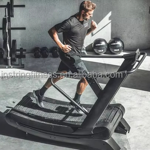 Caminadora Curva Comercial para Gimnasio en Casa con Pantalla LED, Accionamiento Mecánico, Construcción de Acero, Monitoreo Inalámbrico de Frecuencia Cardíaca - Product Image 2