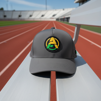 Gorra de Béisbol Unisex de 5 Paneles con Logotipo de Goma en Relieve Personalizado, Impermeable, con Cierre a Presión, con Orificios Cortados con Láser, Estilo Hip Hop para Exteriores