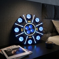 LARGLUX Projecteur à tête mobile Spider à huit bras Magic Ball, LED RGBW, Laser Stroboscopique, 20 Flashs/Seconde, Contrôlé DMX512, IP33, pour Scène