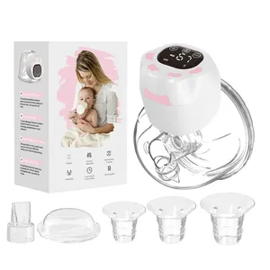 New Products Smart Portable Hands Free Silicone Breast Milk Pump Electric Wireless Wearable Breast Pump