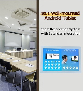 Sistema de reserva de sala de reuniones con pantalla táctil LCD POE todo en uno de montaje en pared de 10,1 pulgadas para programación inteligente de oficina y sala de conferencias - Product Image 4