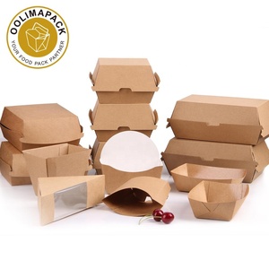 Bandeja de Papel Kraft Impresa Personalizada <span class=keywords><strong>para</strong></span> Papas Fritas, Envase Desechable <span class=keywords><strong>para</strong></span> Alimentos, Bandeja de Papel Reciclable <span class=keywords><strong>para</strong></span> Alimentos - Product Image 6