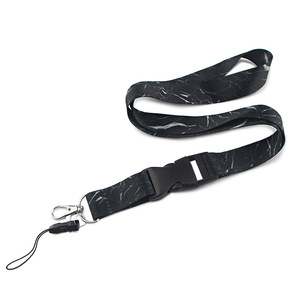 Promotional ID Card Lanyards with Custom Logo Adjustable Double Hooks Wholesale Lanyards