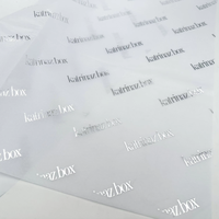 Papier de soie personnalisé avec logo imprimé, dorure à chaud, 17 g/m²/22 g/m², papier blanc pour emballage de vêtements/coffrets cadeaux, papier de soie personnalisé
