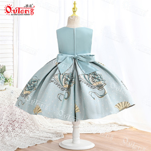Yoliyolei-<span class=keywords><strong>robe</strong></span> <span class=keywords><strong>de</strong></span> soirée princesse pour fille, tenue <span class=keywords><strong>de</strong></span> bal, motif floral, broderie Tutu, <span class=keywords><strong>robe</strong></span> Lehenga - Product Image 3