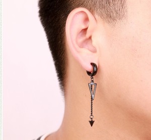 Acier inoxydable indolore <span class=keywords><strong>oreille</strong></span> Clip manchette boucles <span class=keywords><strong>d</strong></span>'oreilles bijoux cadeaux hommes/femmes Punk noir Non Piercing boucles <span class=keywords><strong>d</strong></span>'oreilles pour hommes - Product Image 4