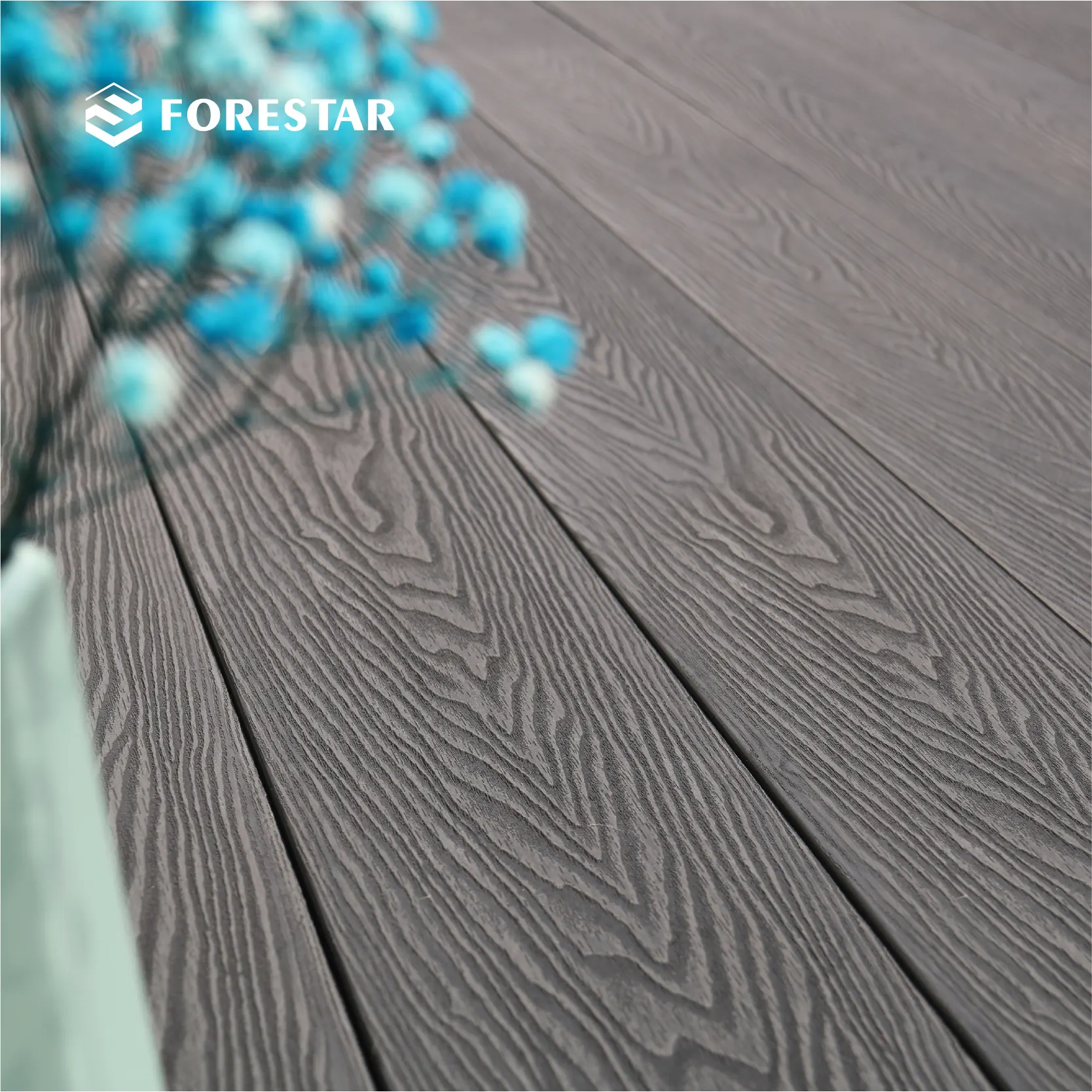 Mô hình mới chống trượt bề mặt cứng mặc thiết kế WPC Panel tường hạt gỗ cho trang trí decking sàn