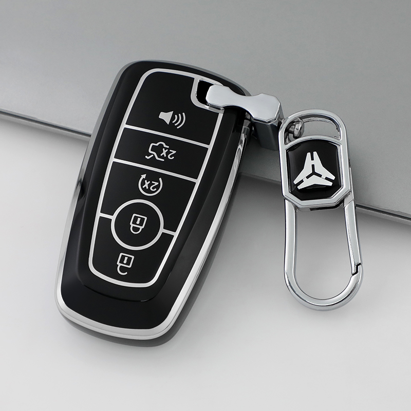 5 Button Black + Key Ring