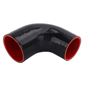 Nhiệt độ cao sức đề kháng Silicone Ống Coupler Đen 2.5 "đến 3" inch 90 độ khuỷu tay <span class=keywords><strong>Reducer</strong></span> Silicone Hose - Product Image 1