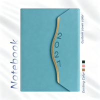 Carnet de notes personnalisé en cuir cousu, couverture rigide A5, cadeau promotionnel pour le bureau
