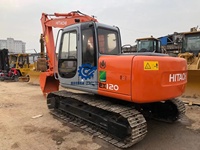 Mini-excavatrice Hitachi EX120 d'occasion, très efficace et durable, excavatrices d'origine, excavatrices d'occasion, stock local
