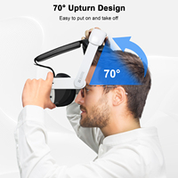 AMVR tali kepala yang dapat disesuaikan untuk lebih sedikit tekanan wajah kompatibel dengan VR Meta Quest 3