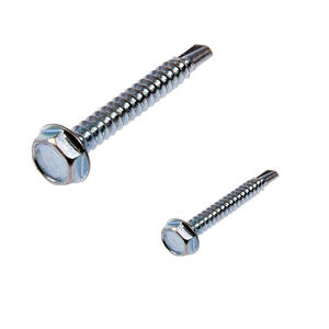 Vis à tête cylindrique à bride 4-40x3/4 personnalisée vis à tête cylindrique hexagonale à tête cylindrique en zinc - Product Image 2