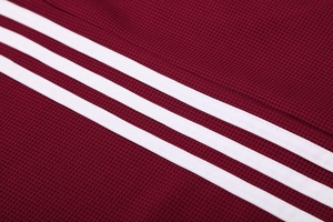 Custom Blanks <b>Polyester</b> Waffle Mesh Knit Pullover Long Sleeve New Design Vintage Basketball Jerseys - Product Image 3