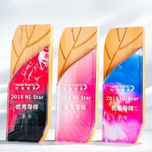 Wholesale Gold Plated Sports Game Winner Fitness Bodybuilding Gymnastics Dart Award Cup Crystal Trophy Custom Wooden Trophy - Product Image 3