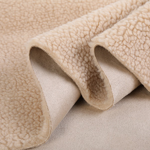 Chất Lượng Cao Tùy Chỉnh 100% Polyester Micro Da Lộn Đào Da Vải Đồng Bằng Nhuộm Heavyweight Ngoại Quan Cho Hàng May Mặc Giày Nhà Dệt - Product Image 5