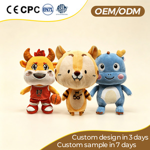 Mascota de Peluche Personalizada Profesional, Figura de Cómic, Desarrollo de <span class=keywords><strong>Personajes</strong></span> de Marca, Peluche Suave para Promociones de Eventos Corporativos - Product Image 3