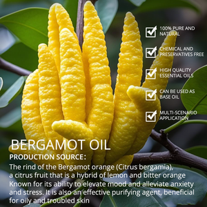OEM Private Label Organic Bergamot Essential Oil Factory Bulk Price Pure for Making Deodorant - Product Image 3