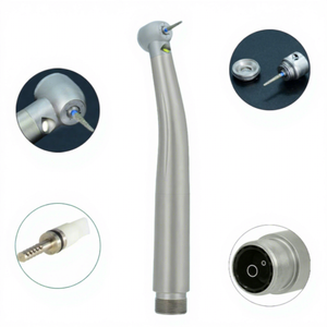 Pieza de Mano <span class=keywords><strong>Dental</strong></span> para Máquina de Limpieza, Pieza de Mano <span class=keywords><strong>Dental</strong></span> con Pulverizador de Agua, Pieza de Mano <span class=keywords><strong>Dental</strong></span> de Alta Velocidad con LED, 2 Orificios - Product Image 1