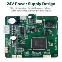 Carte mère audio réseau haute fidélité SIP2401V prenant en charge l'intercom full duplex pour les projets d'intercom IP d'ascenseurs